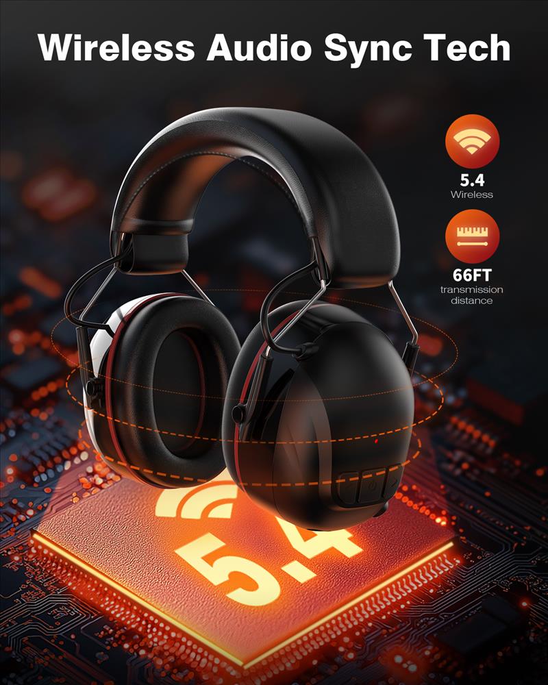 Wireless Hearing Protection Earmuffs